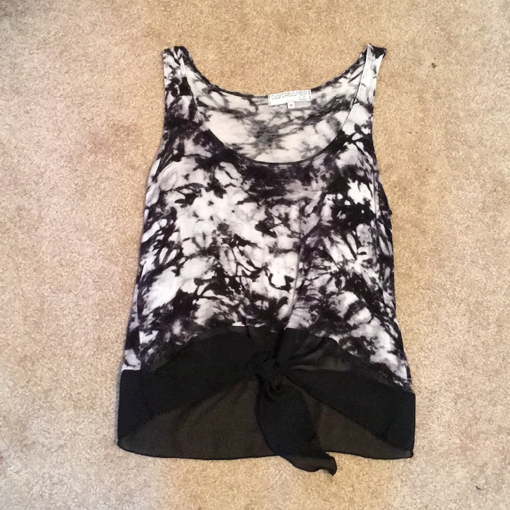 Tye dye Urban Outfitters tie up tank top